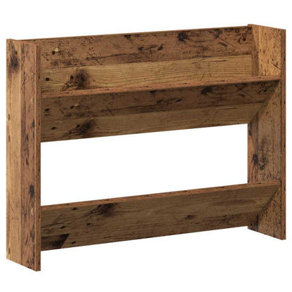 Wandschuhschränke mit Regal 2 pcs Altholz Holzwerkstoff