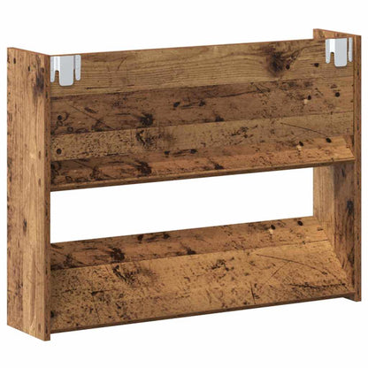 Wandschuhschränke mit Regal 2 pcs Altholz Holzwerkstoff