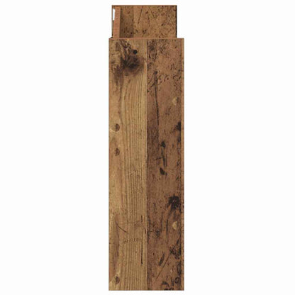 Wandschuhschränke mit Regal 2 pcs Altholz Holzwerkstoff