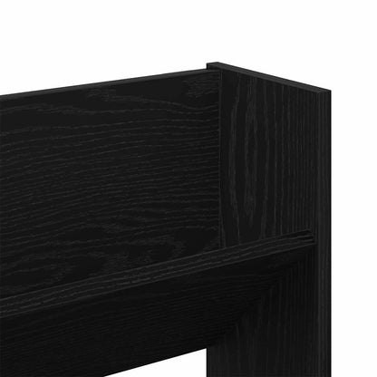 Wandschuhschränke mit Regal Schwarze Eiche Holzwerkstoff