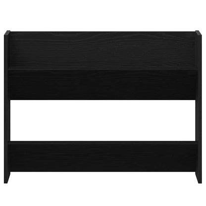 Wandschuhschränke mit Regal Schwarze Eiche Holzwerkstoff