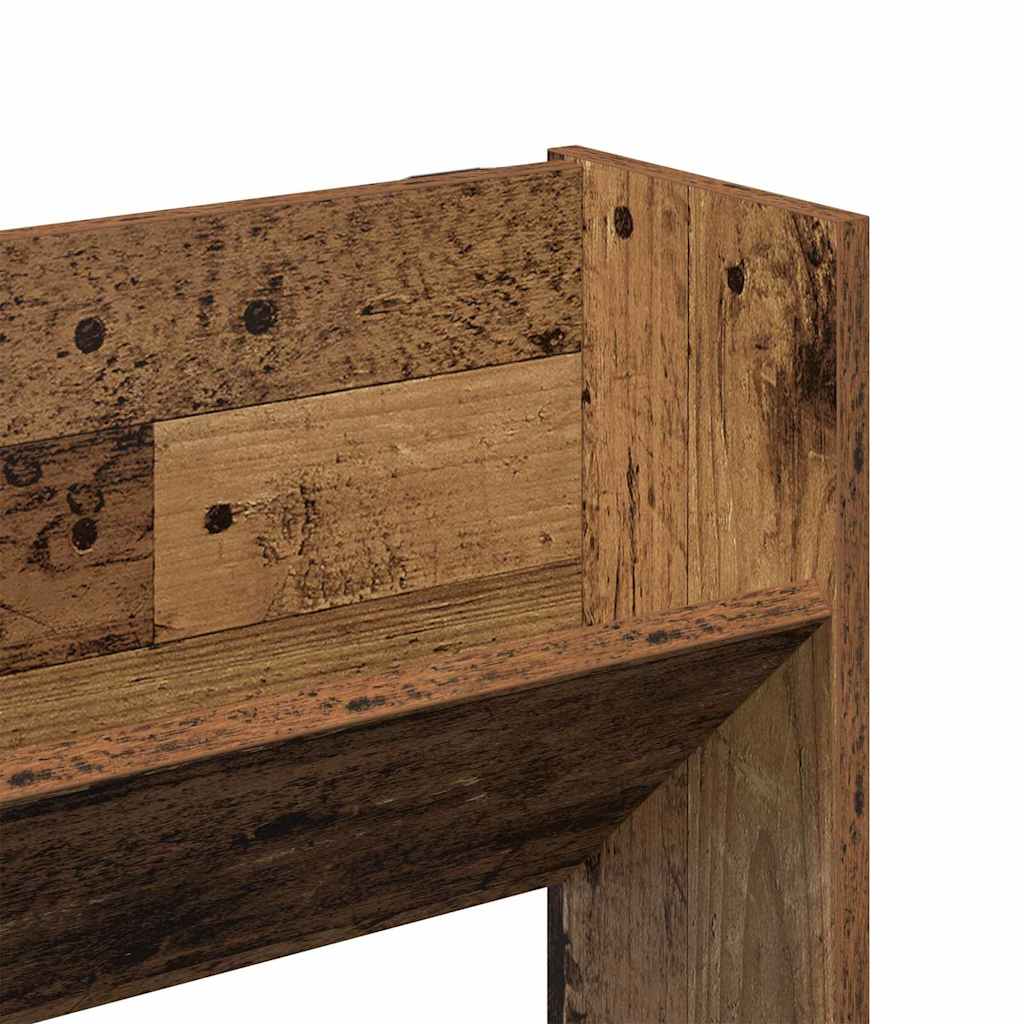 Wandschuhschränke mit Regal 2 pcs Altholz Holzwerkstoff