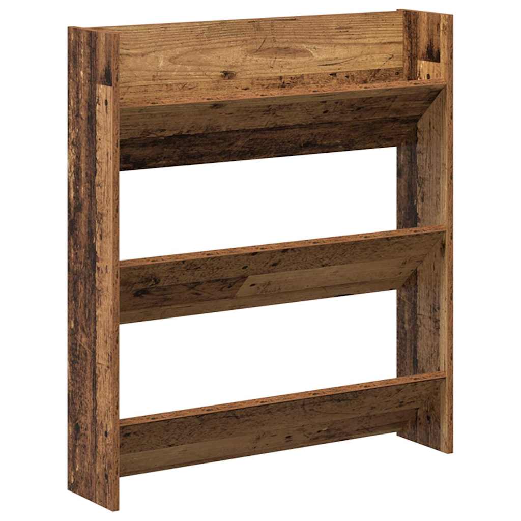 Wandschuhschränke mit Regal 2 pcs Altholz Holzwerkstoff