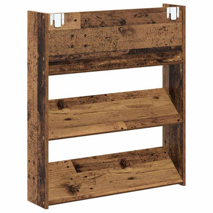 Wandschuhschränke mit Regal 2 pcs Altholz Holzwerkstoff
