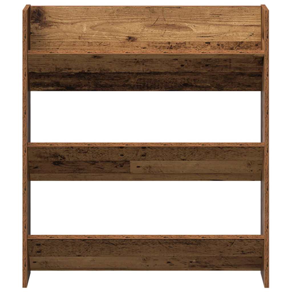 Wandschuhschränke mit Regal 2 pcs Altholz Holzwerkstoff