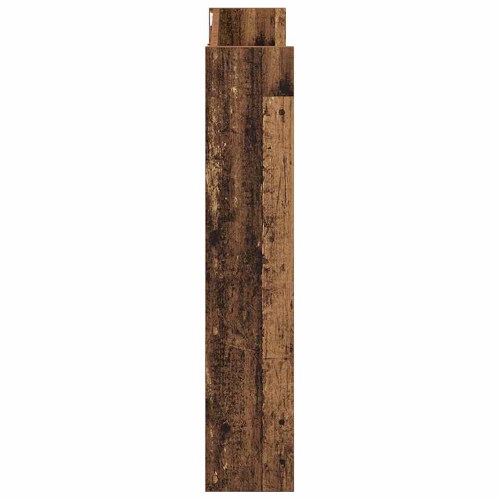 Wandschuhschränke mit Regal 2 pcs Altholz Holzwerkstoff