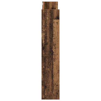 Wandschuhschränke mit Regal 2 pcs Altholz Holzwerkstoff