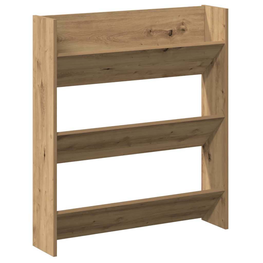 Wandschuhschränke 2 pcs Eiche handwerklich Holzwerkstoff