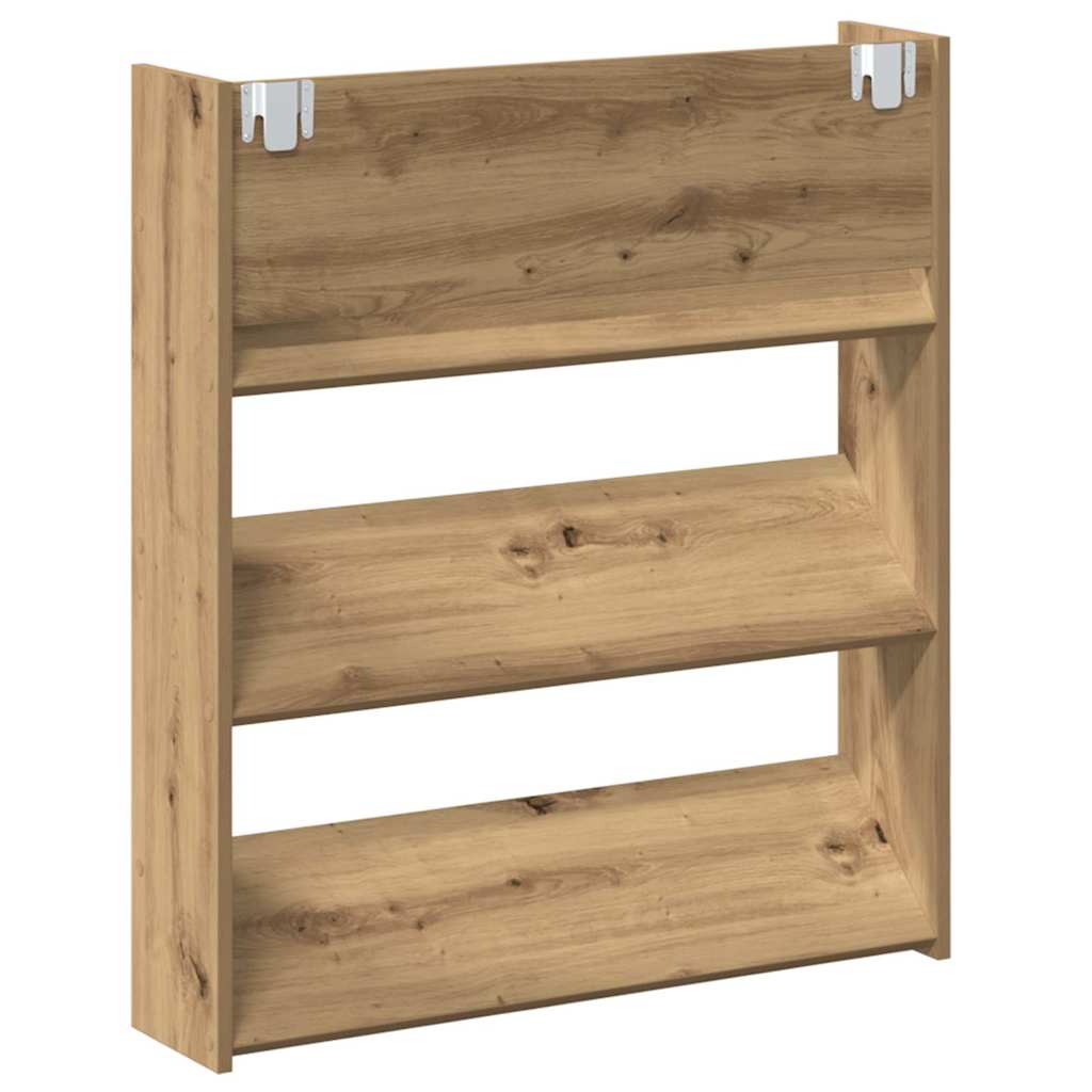 Wandschuhschränke 2 pcs Eiche handwerklich Holzwerkstoff