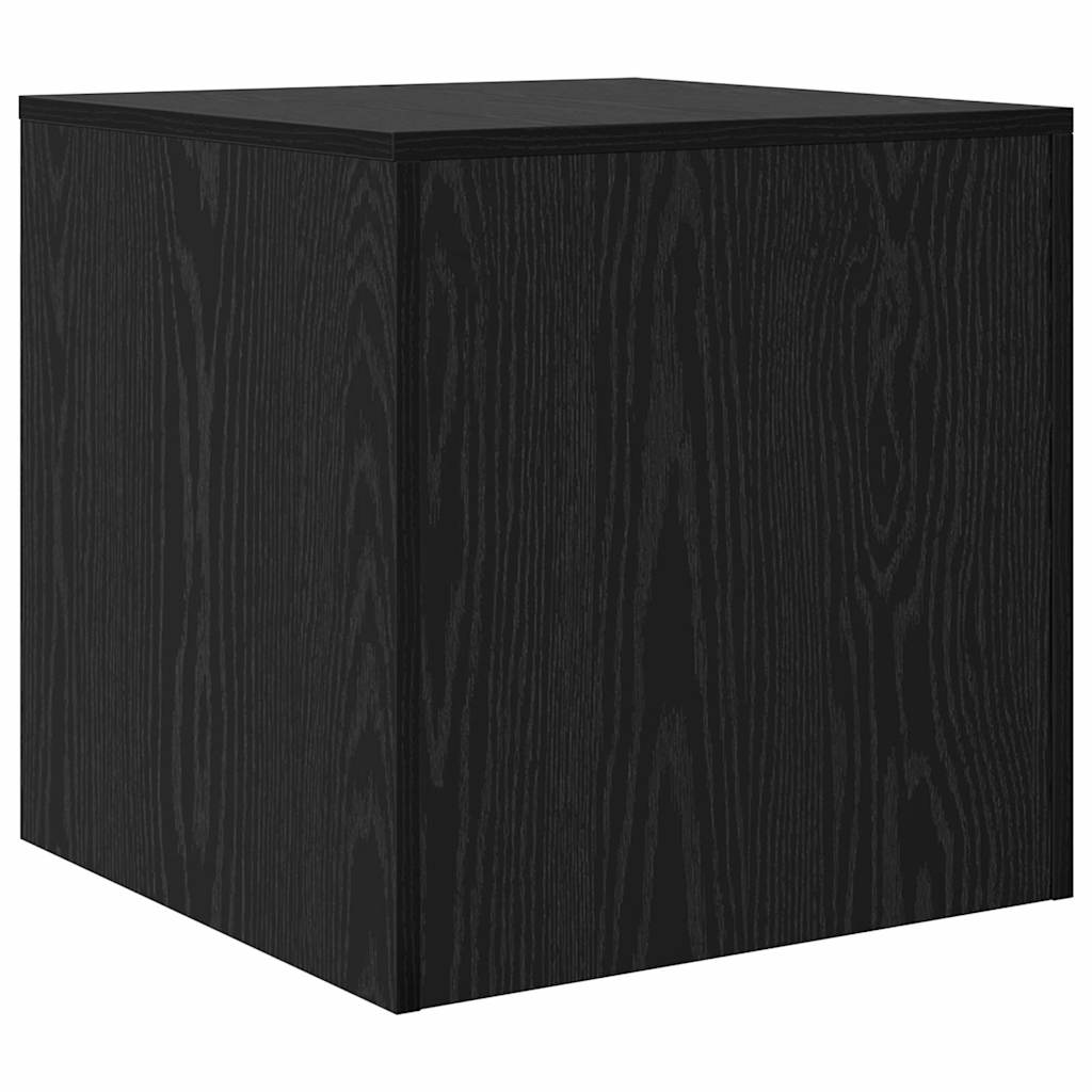 Kaffee-Tische 3 pcs Schwarze Eiche 45 x 45 x 45 cm