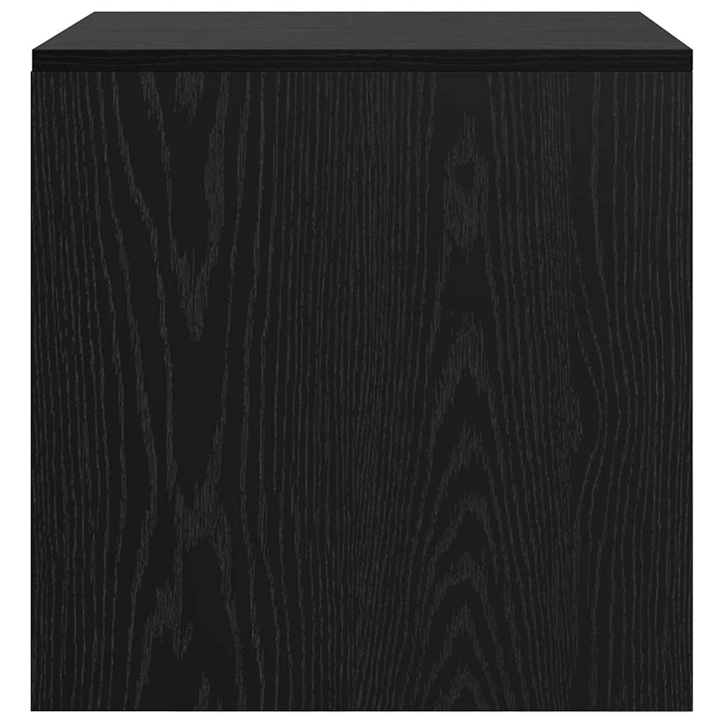 Kaffee-Tische 3 pcs Schwarze Eiche 45 x 45 x 45 cm
