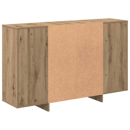Sideboard Eiche handwerklich 120 x 30 x 75 cm Holzwerkstoff