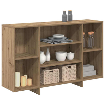 Sideboard Eiche handwerklich 120 x 30 x 75 cm Holzwerkstoff