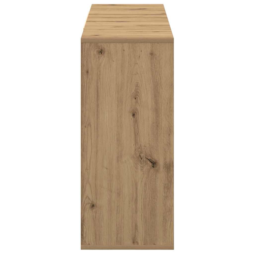 Sideboard Eiche handwerklich 120 x 30 x 75 cm Holzwerkstoff