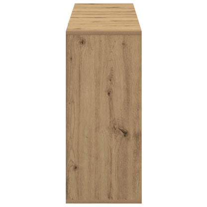Sideboard Eiche handwerklich 120 x 30 x 75 cm Holzwerkstoff
