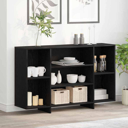 Sideboard Schwarze Eiche 120 x 30 x 75 cm Holzwerkstoff