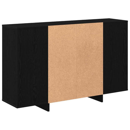 Sideboard Schwarze Eiche 120 x 30 x 75 cm Holzwerkstoff