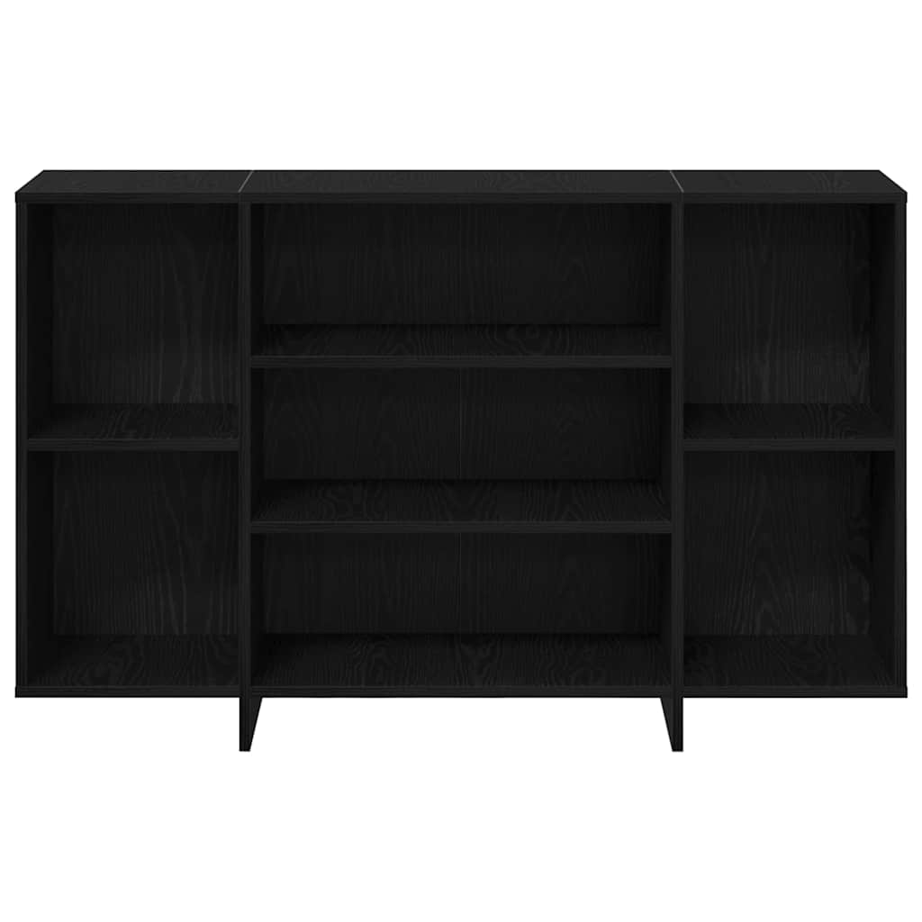 Sideboard Schwarze Eiche 120 x 30 x 75 cm Holzwerkstoff