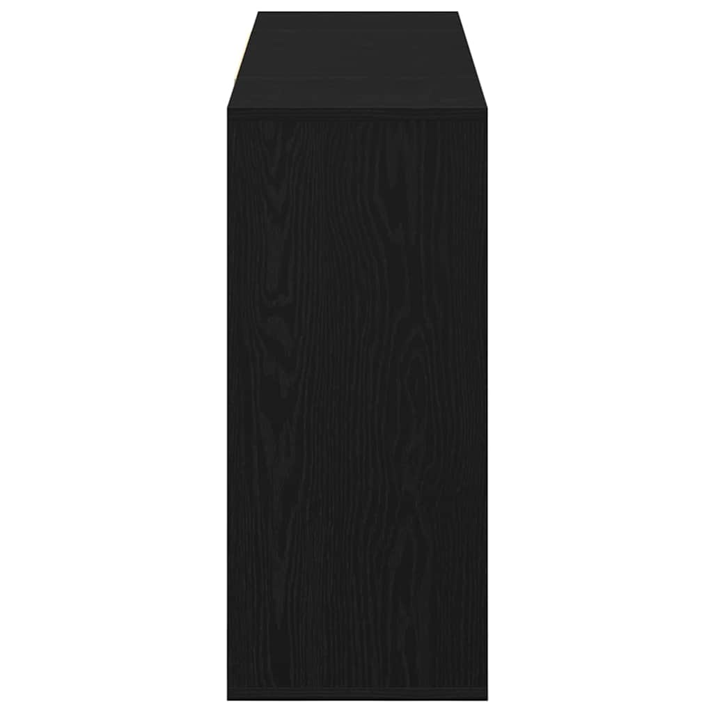 Sideboard Schwarze Eiche 120 x 30 x 75 cm Holzwerkstoff