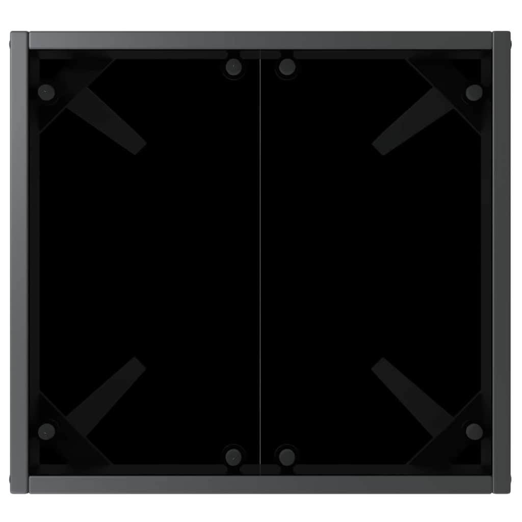Liegestühle 3 pcs Schwarz und Weiß 40 x 40 x 40,5 cm Poly-Rattan