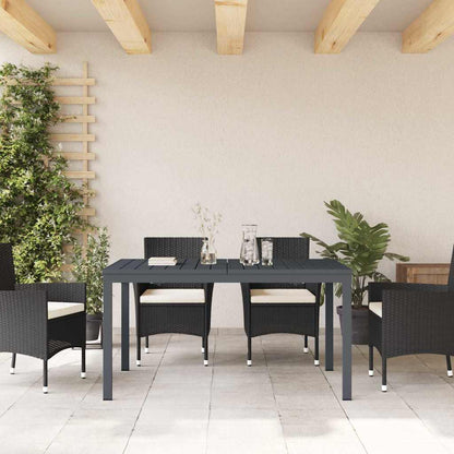 Ausziehtisch 2 pcs Anthrazit 210 x 90 x 73 cm Stahl