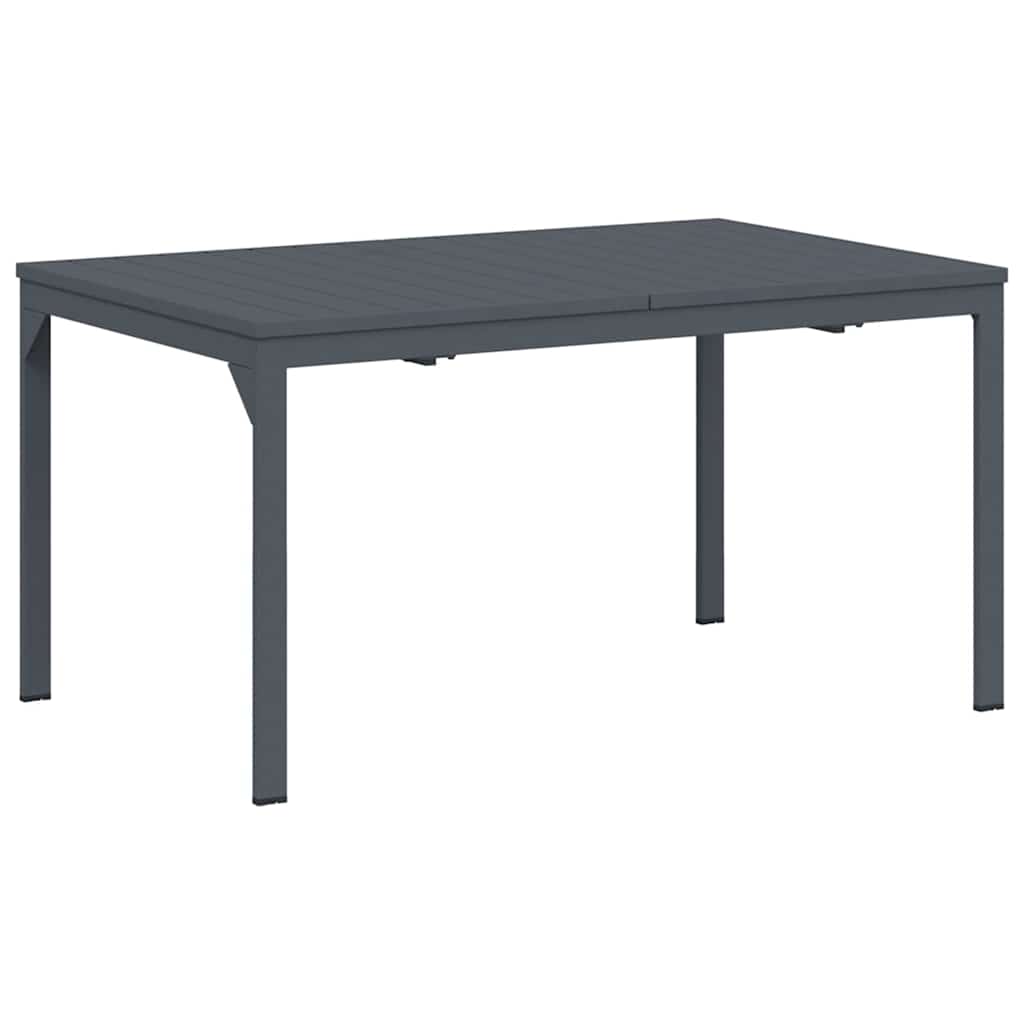 Ausziehtisch 2 pcs Anthrazit 210 x 90 x 73 cm Stahl