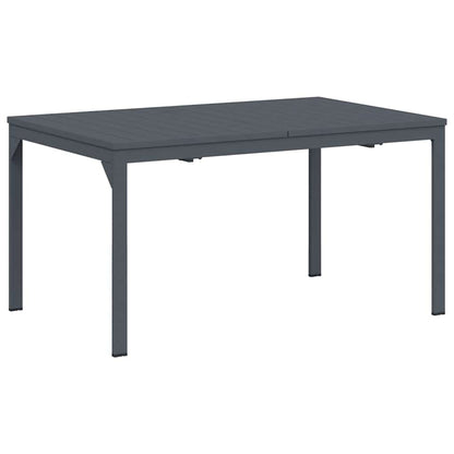 Ausziehtisch 2 pcs Anthrazit 210 x 90 x 73 cm Stahl