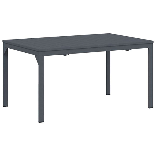 Ausziehtisch 2 pcs Anthrazit 210 x 90 x 73 cm Stahl