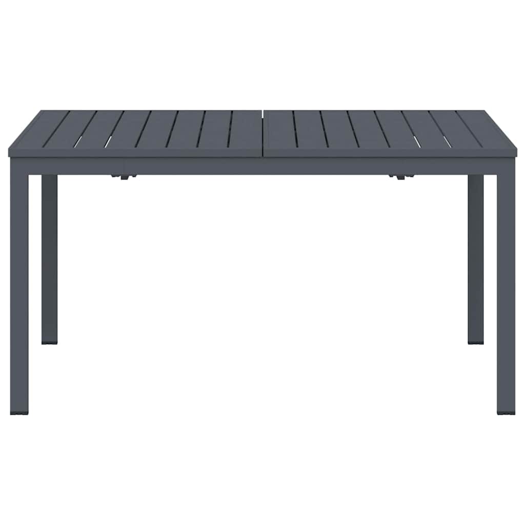 Ausziehtisch 2 pcs Anthrazit 210 x 90 x 73 cm Stahl