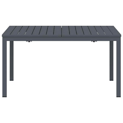 Ausziehtisch 2 pcs Anthrazit 210 x 90 x 73 cm Stahl