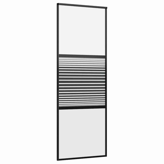 Schiebetür Schwarz 76 x 205 cm