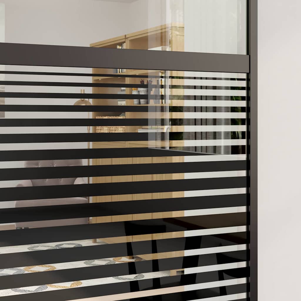 Schiebetür Schwarz 90 x 205 cm