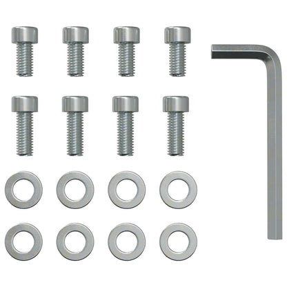 360-Grad Schwenkpedal Silber 21,5 x 14 x 6 cm Stahl