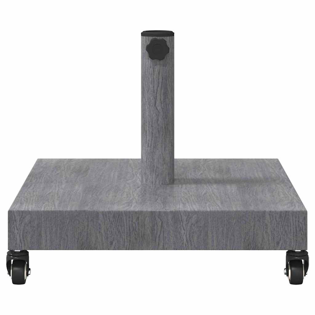 Schirmständer für draußen Dunkles Holz 45 x 45 x 32 cm