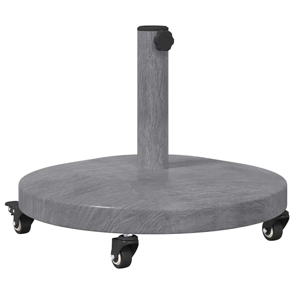 Schirmständer für draußen Dunkles Holz 48 x 48 x 32.5 cm