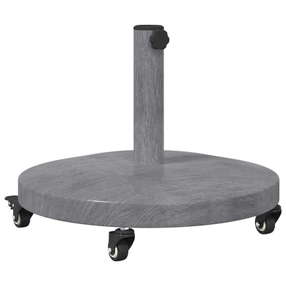 Schirmständer für draußen Dunkles Holz 48 x 48 x 32.5 cm