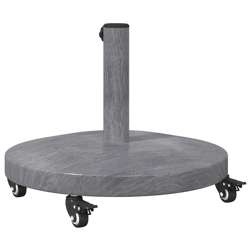 Schirmständer für draußen Dunkles Holz 48 x 48 x 32.5 cm
