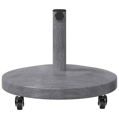Schirmständer für draußen Dunkles Holz 48 x 48 x 32.5 cm