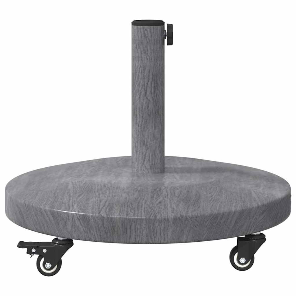 Schirmständer für draußen Dunkles Holz 48 x 48 x 32.5 cm