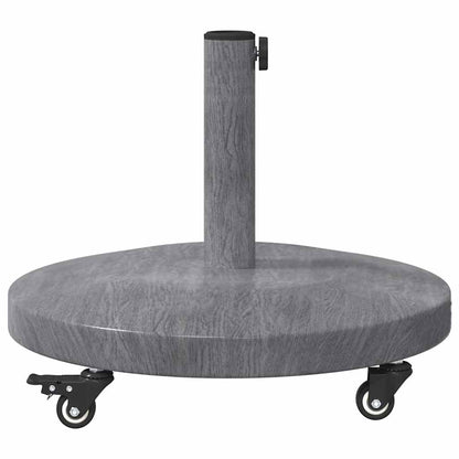 Schirmständer für draußen Dunkles Holz 48 x 48 x 32.5 cm