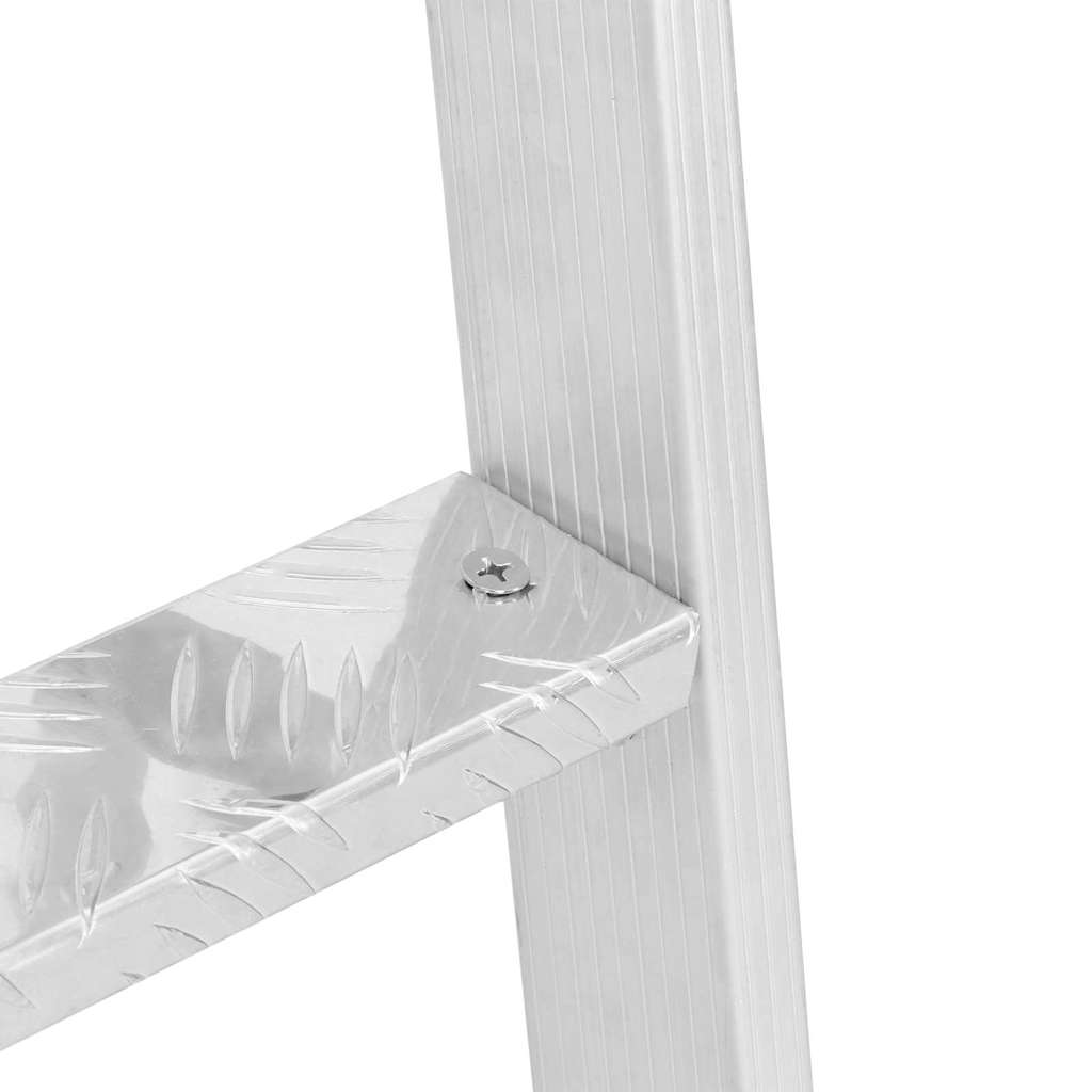 Dock Leiter 5-Stufen Silber 58 x 77 x 191 cm Aluminium