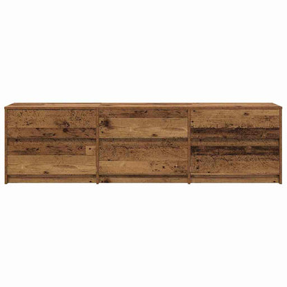 TV-Schränk mit Schubladen Braun 180 x 34 x 50 cm Holzwerkstoff