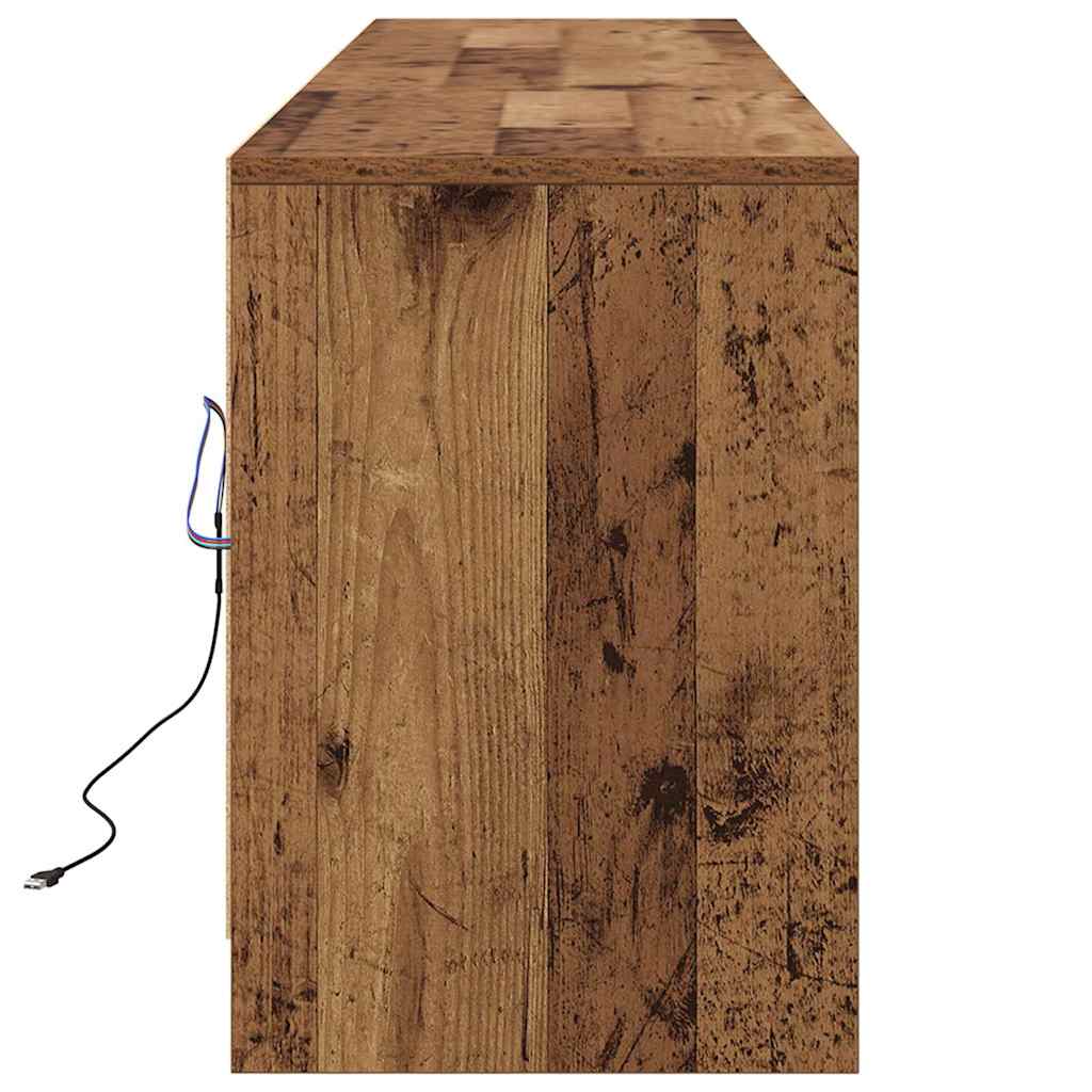 TV-Schränk mit Schubladen Braun 180 x 34 x 50 cm Holzwerkstoff
