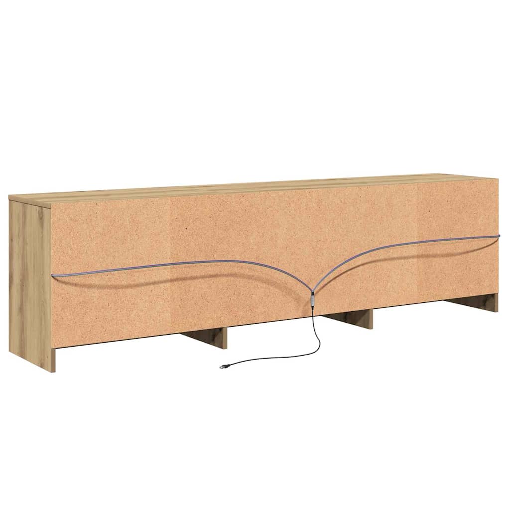 TV-Schränk mit Schubladen Braun 181 x 34 x 50 cm Holzwerkstoff