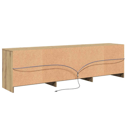 TV-Schränk mit Schubladen Braun 181 x 34 x 50 cm Holzwerkstoff