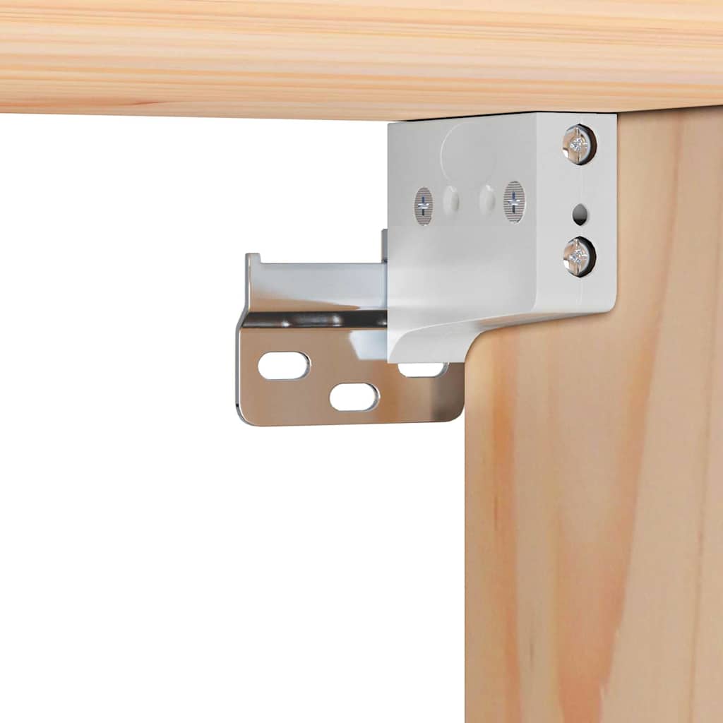 Nachttisch Braun 50 x 32,5 x 24 cm Massivholz Kiefer