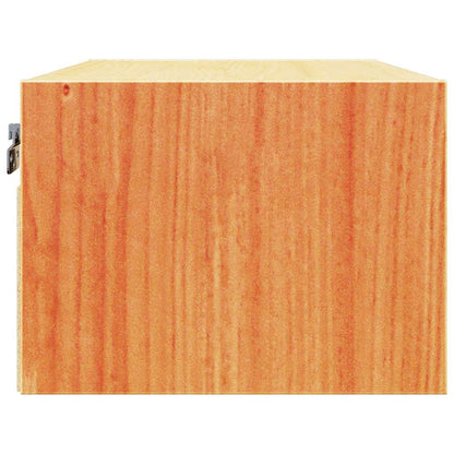 Nachttisch 2 pcs Wachsbraun 50 x 32,5 x 24 cm Massivholz Kiefer