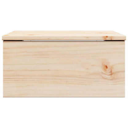 Nachttisch 2 pcs Braun 37 x 35 x 18,5 cm Massivholz Kiefer