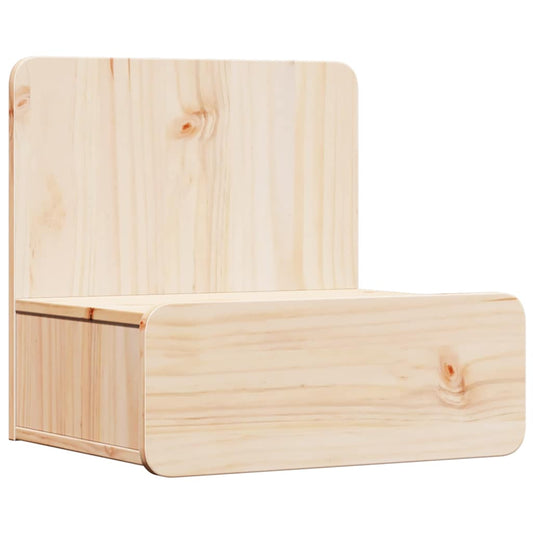 Nachttisch Braun 44 x 32,5 x 40 cm Massivholz Kiefer
