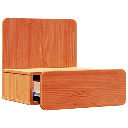 Nachttisch 2 pcs Wachsbraun 44 x 32,5 x 40 cm Massivholz Kiefer